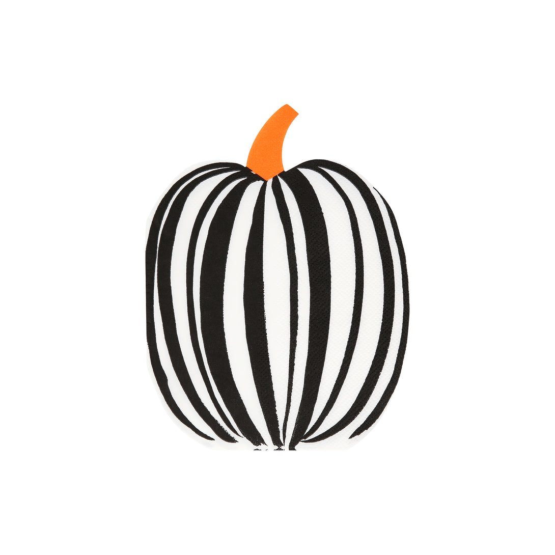 Use our pumpkin paper napkins, with vibrant stripes of colour, to make your Halloween party table look amazing. Image5