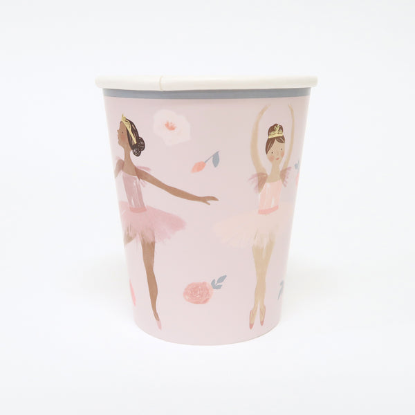 This set includes ballerina decorations for a birthday party, and tableware and a cupcake kit.  Image1