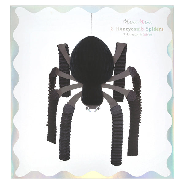 Our large paper spider decorations are the perfect Halloween decorations if you want an eerie fun look. Image4