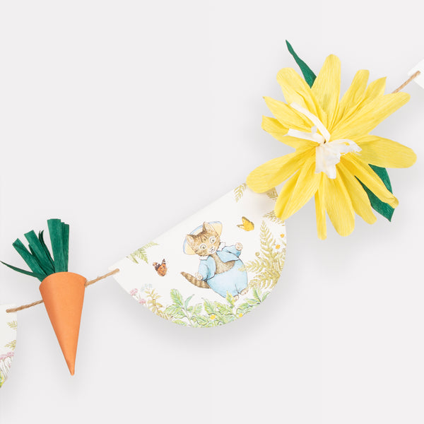If you're having a Peter Rabbit party or need Easter party decoration ideas then you'll love our Peter Rabbit garland. Image3