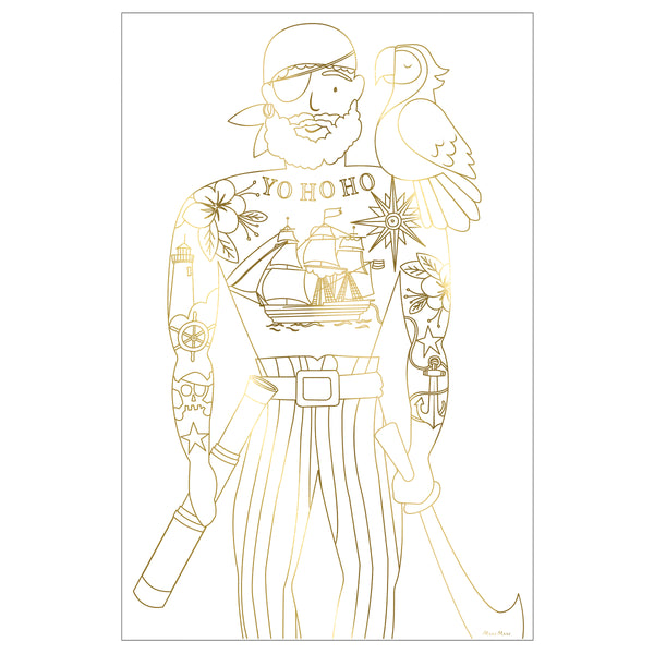 Pirate Colouring Posters Image5