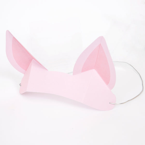 Kids will love to wear these paper party ears - cow, pig and sheep - at your farm party. Image3