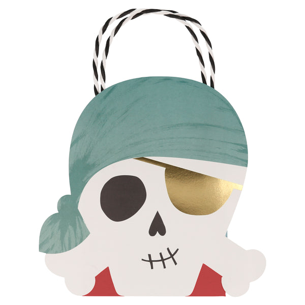 Our paper party bags, with pirate skulls, are perfect for a pirate theme party. Image7
