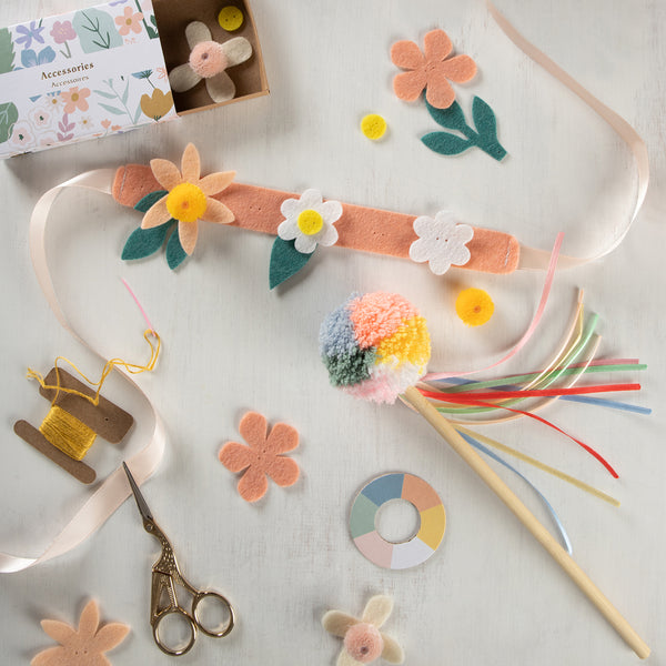 Our fabulous felt crown and fairy wand kit are perfect to wear to a fairy party. Image3
