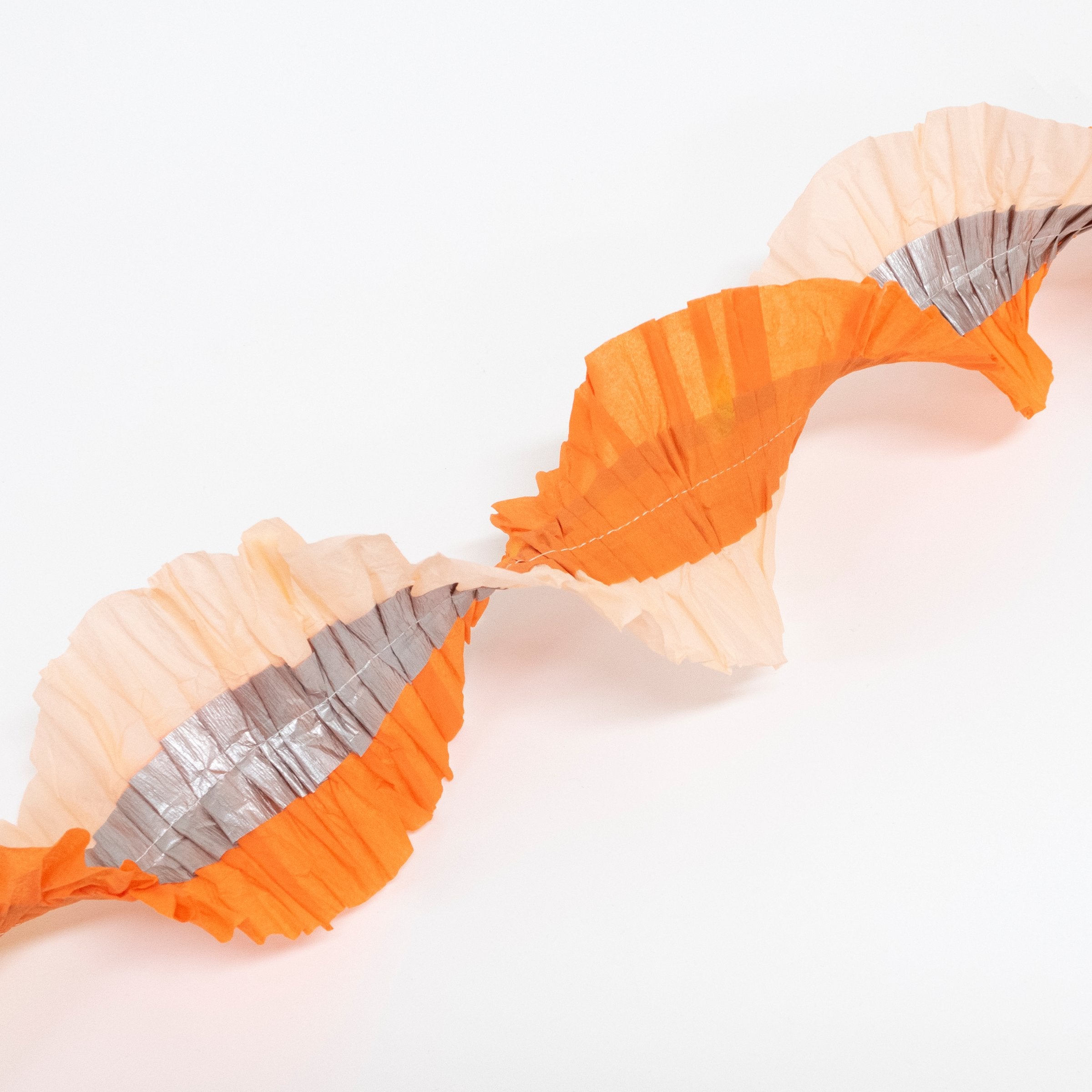 Our pastel party streamers are a stylish way to add colour to your Halloween party decorations.