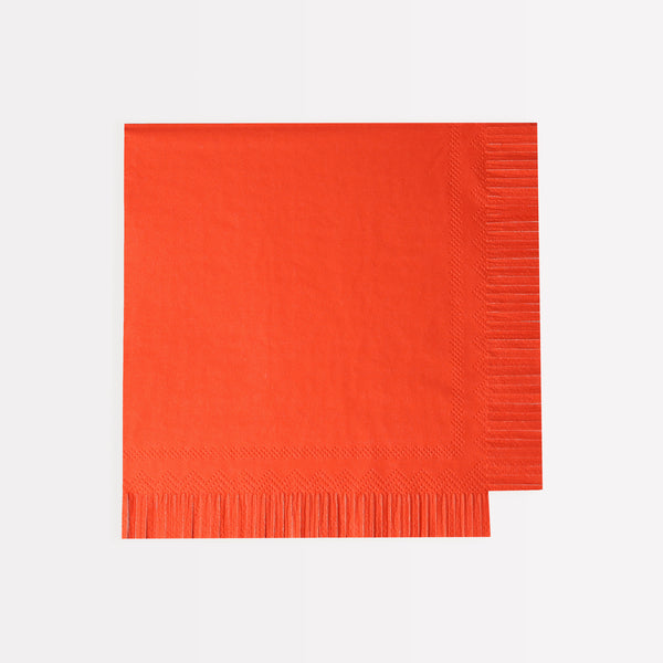 Our party napkins, in bright colours, add a decorative touch to your birthday party table. Image7