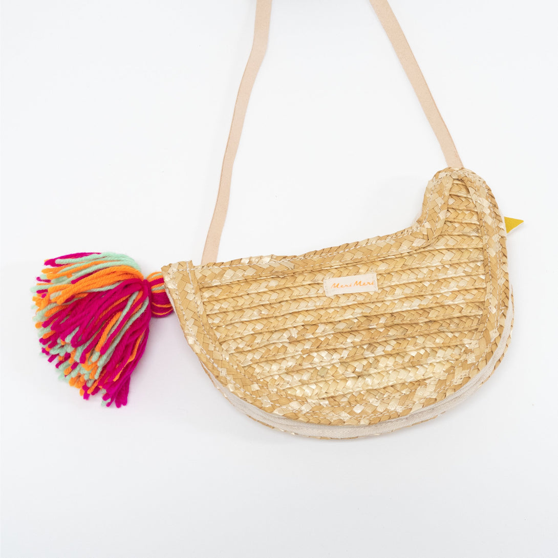 Bird Straw Bag