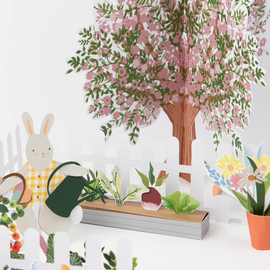 Our bunny play garden is a wonderful creative gift for kids, perfect for Easter crafts.