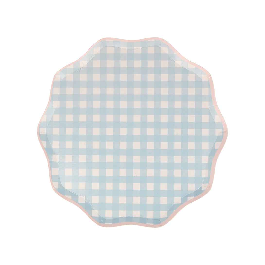 Our gingham plates come in four pastel shades, perfect for spring or summer parties.