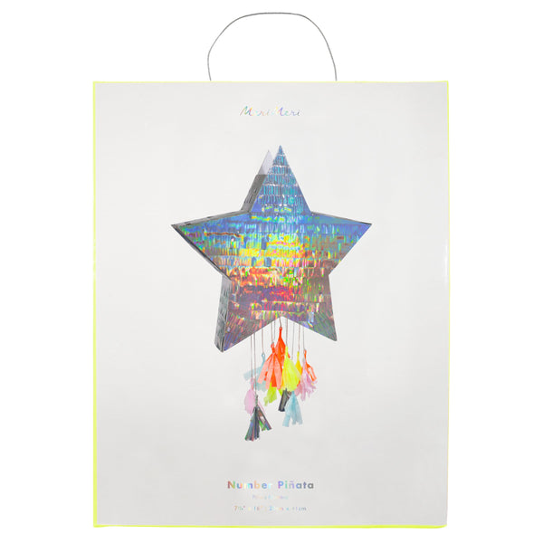 Silver Star Party Piñata Image5