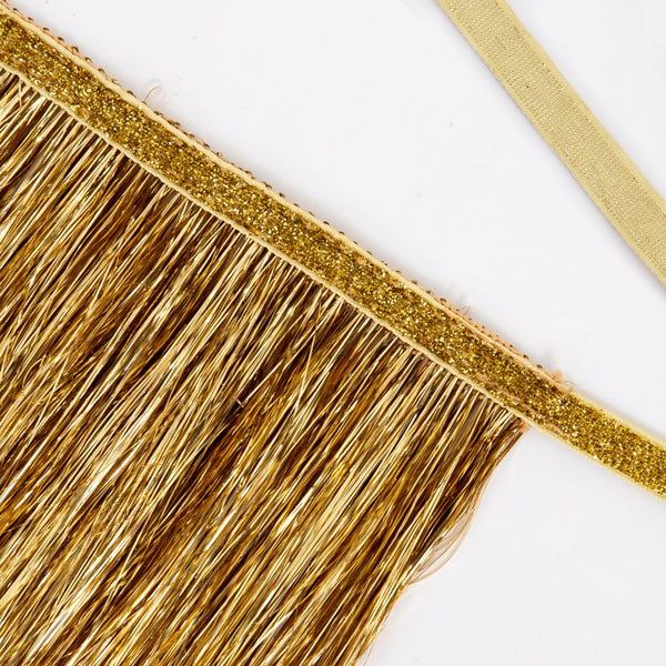 Gold Tinsel Fringe Garland Image2