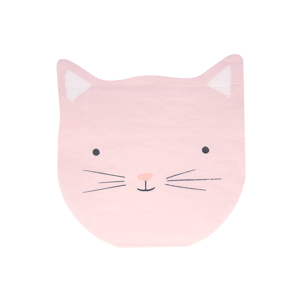 These pastel napkins are perfect for kids party decorations, or for a cat birthday party. Image6