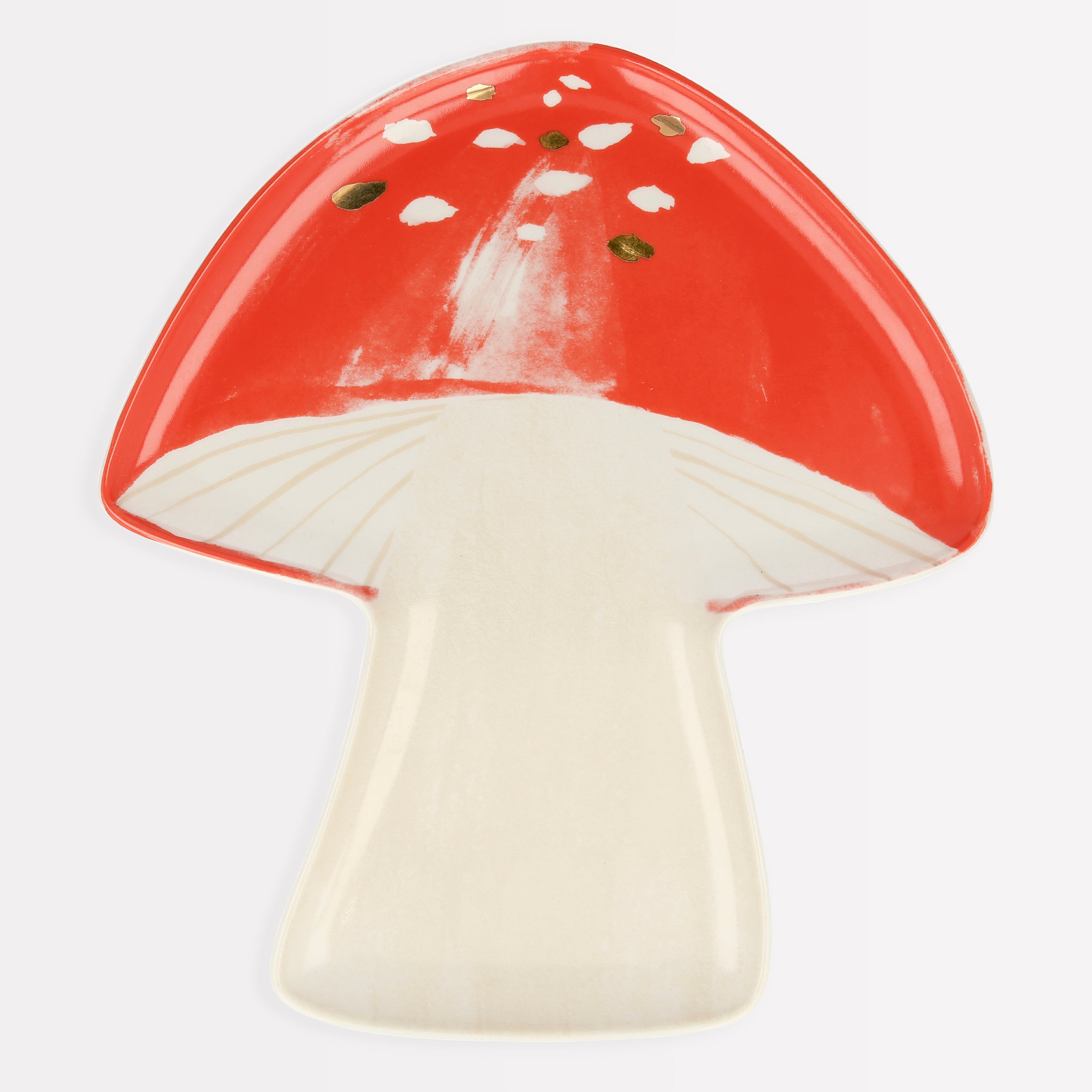 These fabulous mushroom luxury plates are great for a nature theme or for fairy party supplies.