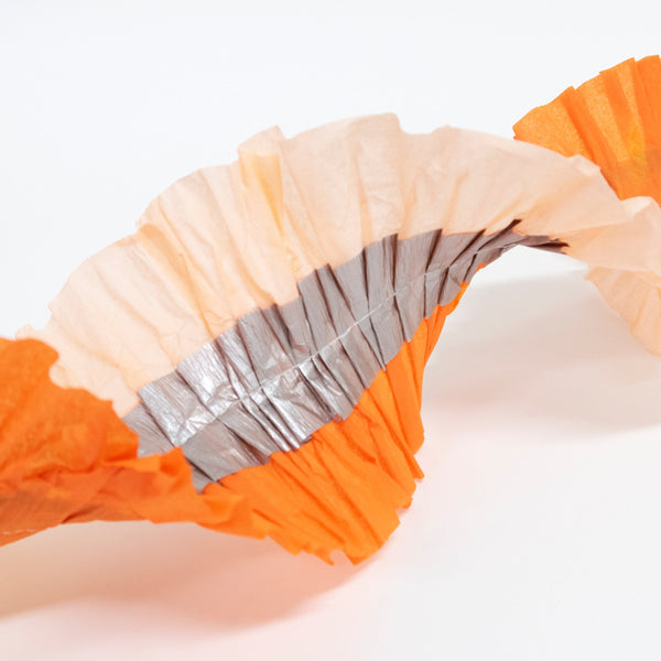 Our pastel party streamers are a stylish way to add colour to your Halloween party decorations. Image2