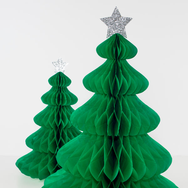These Christmas tree honeycomb decorations are perfect as Christmas decor ideas. Image3