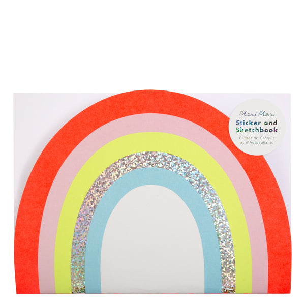 It features 32 sketch pages and 6 pages of rainbow, holographic and alphabet stickers. Image2