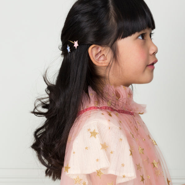 Pink Tulle Star Cape Image3