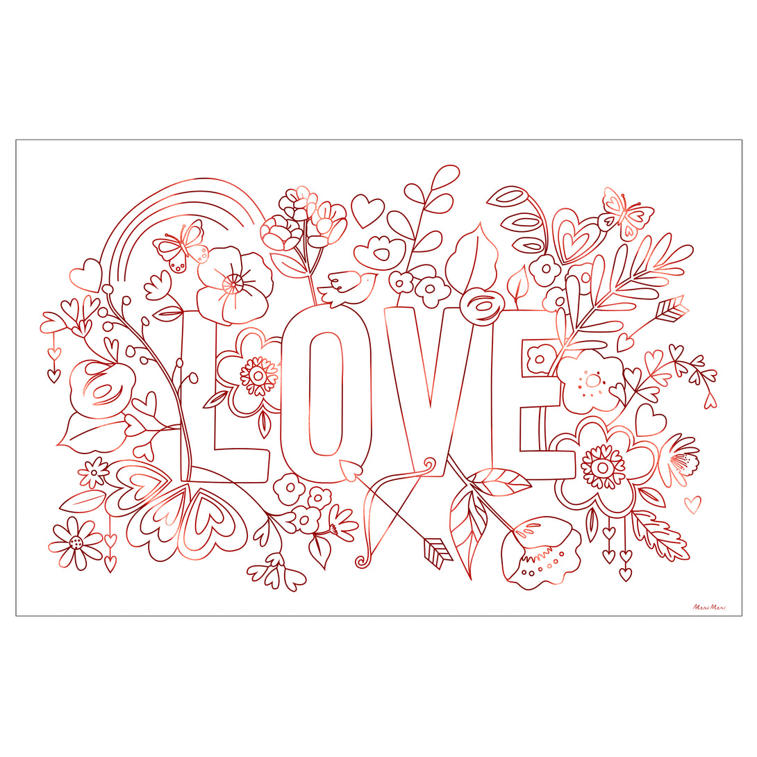 Valentine Colouring Posters