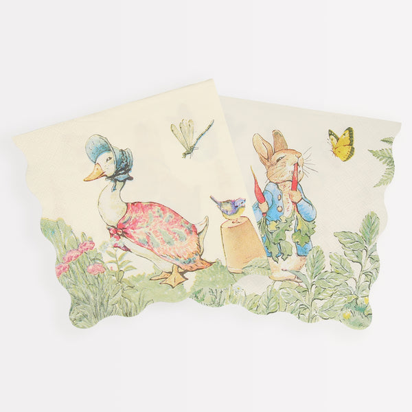 These gorgeous napkins are perfect for a Peter Rabbit party or as Easter napkins. Image4