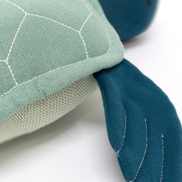 Our turtle toy is crafted from organic cotton. perfect as a baby shower gift idea. Image2