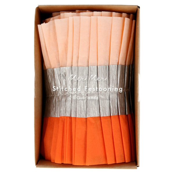 Our pastel party streamers are a stylish way to add colour to your Halloween party decorations. Image5