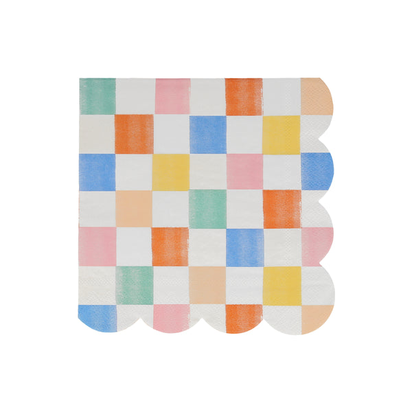 Our party napkins feature bright colours, perfect as party table decorations. Image4