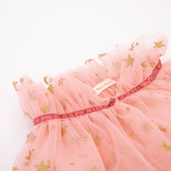 Pink Tulle Star Cape Image5