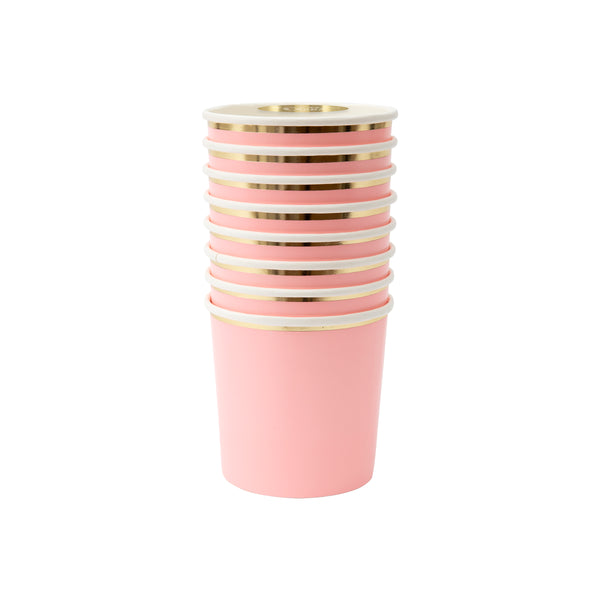 Neon Coral Tumbler Cups Image3