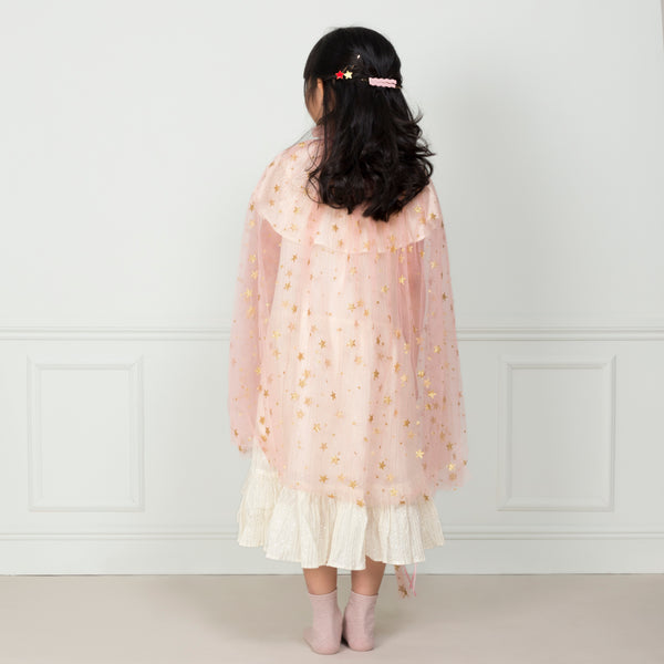 Pink Tulle Star Cape Image4
