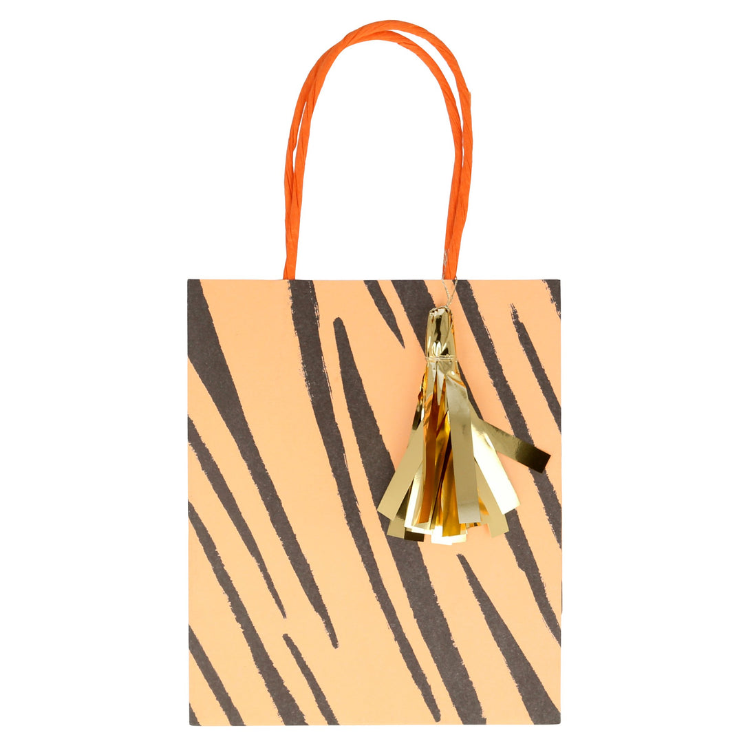 Our party favor bags, with animal prints, are perfect for a safari theme party