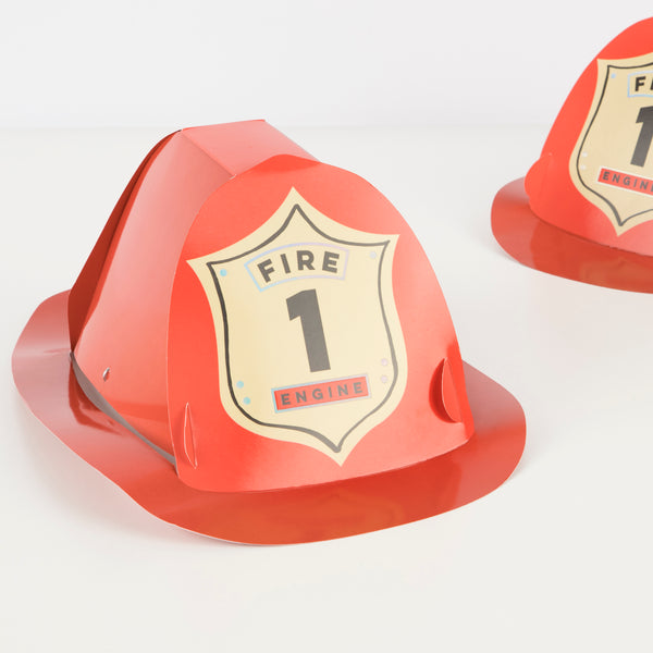 Our fabulous paper party hats are ideal for a firefighter birthday party. Image4