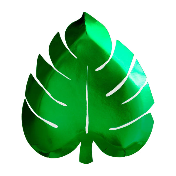 Green Palm Leaf Plates Image1