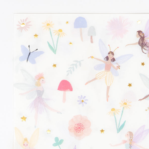 Our fairy napkins will make your fairy party or princess party look fantastic. Image3