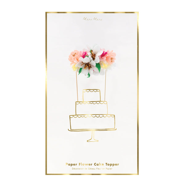Turn a celebratory cake into a beautiful floral work of art with our fabulous cake topper crafted with colourful paper flowers. Image4