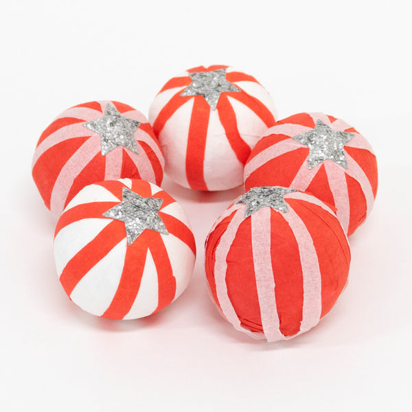 Our Christmas surprise balls are fabulous gifts for party guests.