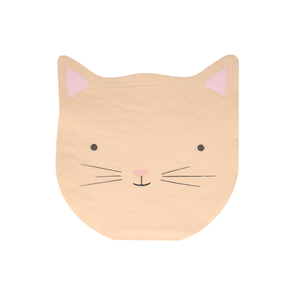 These pastel napkins are perfect for kids party decorations, or for a cat birthday party. Image7