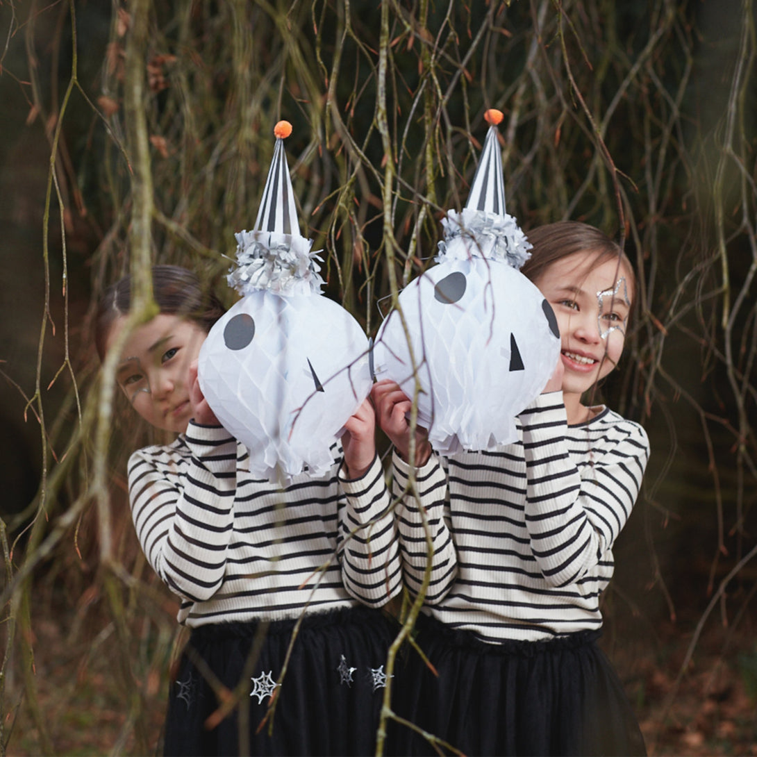 Vintage Halloween Honeycomb Heads