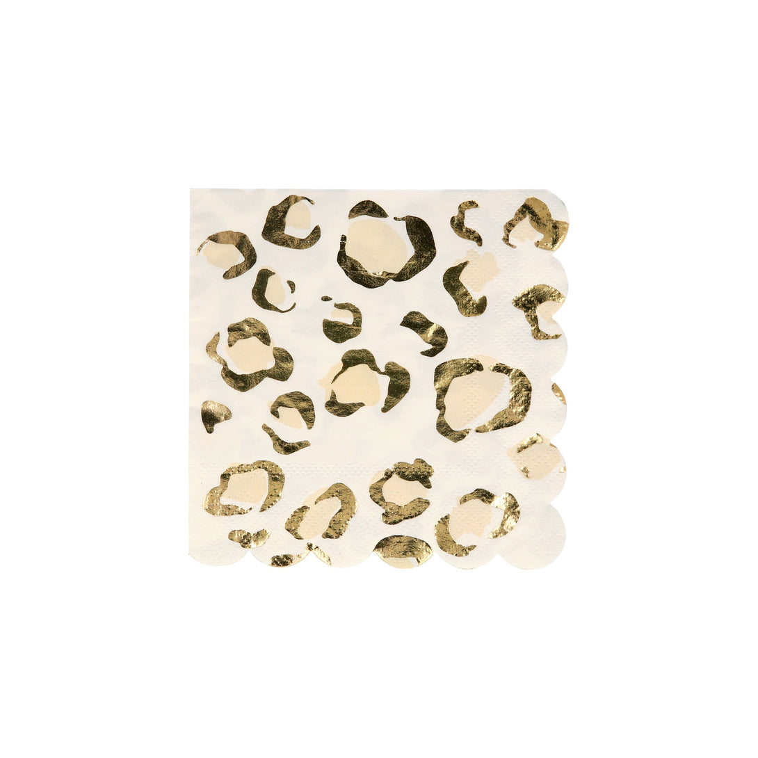 Our small paper napkins, with animal print designs, are ideal for a safari party.