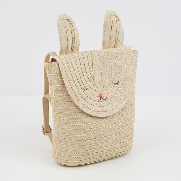 Our kids backpack in the shape of a bunny is is the perfect Easter gift for kids and a fun kids accessory.