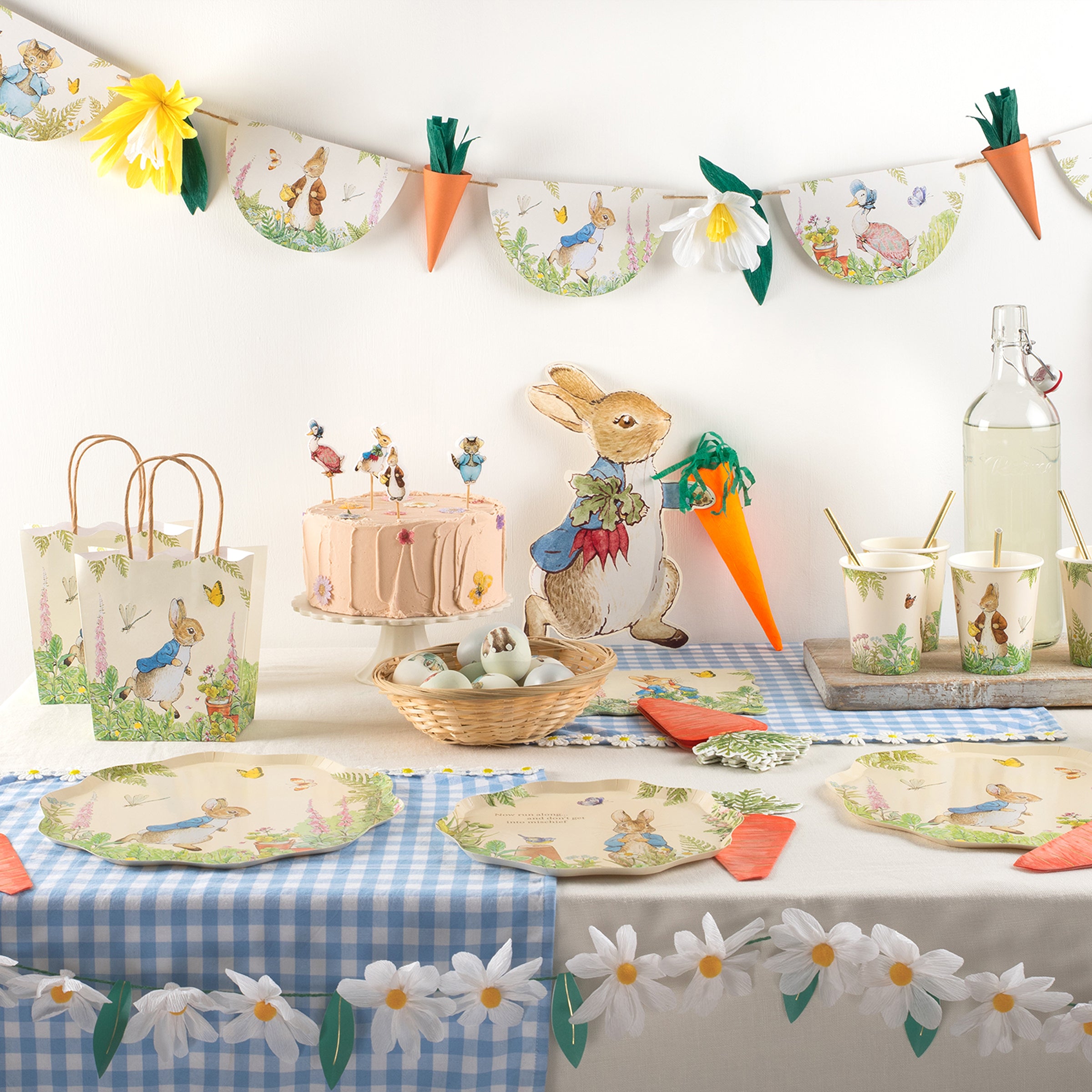 If you're having a Peter Rabbit party or need Easter party decoration ideas then you'll love our Peter Rabbit garland.