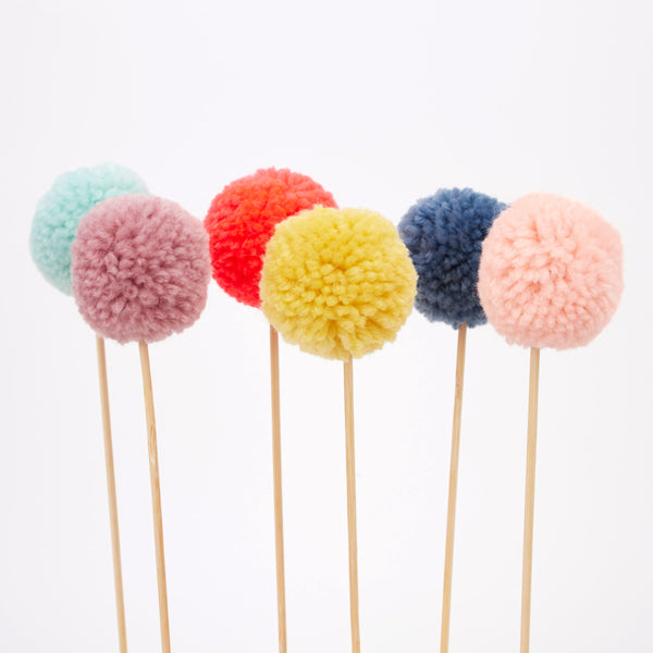 Multi Pompom Cake Toppers Image3
