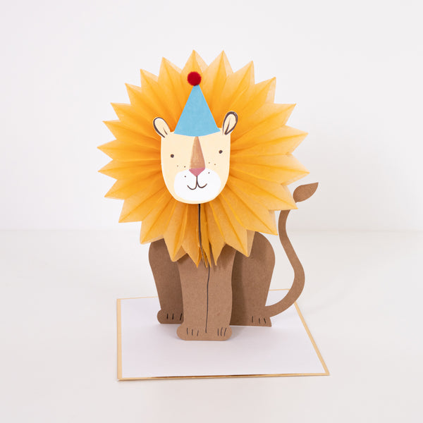 Honeycomb Lion Blank Card