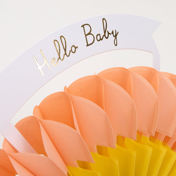 Honeycomb Rainbow Baby Card Image2