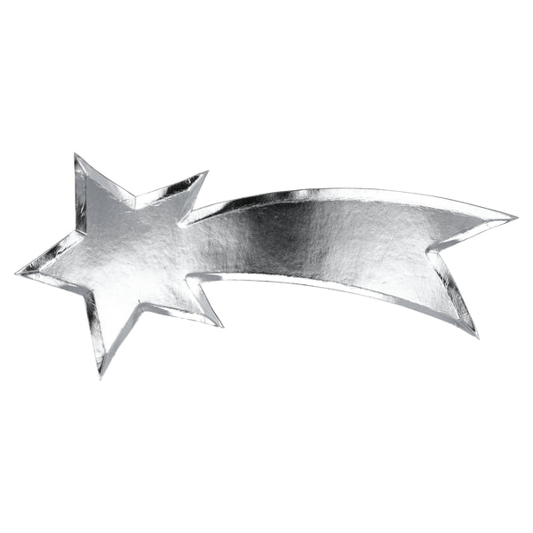 These silver foil star platters are wonderful as a Christmas table centerpiece. Image1