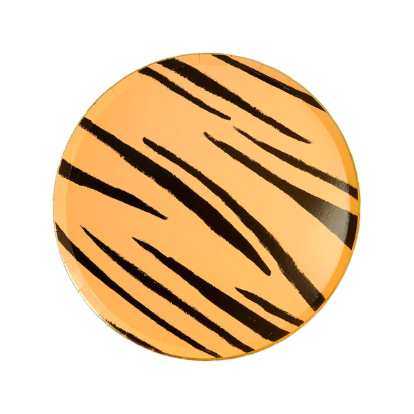 Our animal print side plates are fabulous paper plates for a safari party. Image6