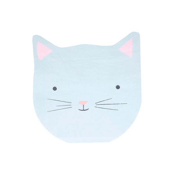 These pastel napkins are perfect for kids party decorations, or for a cat birthday party. Image5