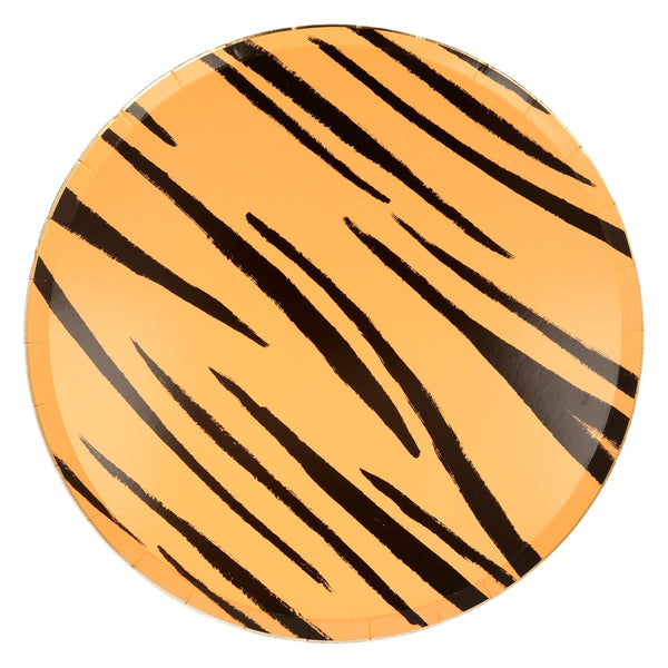 Our animal print dinner plates are fabulous paper plates for a safari party. Image5