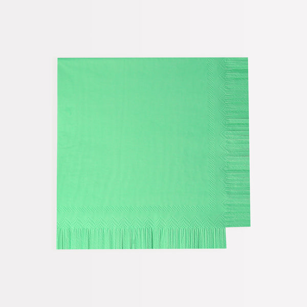 Our party napkins, in bright colours, add a decorative touch to your birthday party table. Image8