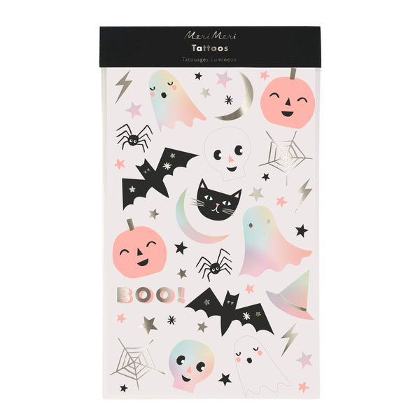 Pastel Halloween Temporary Tattoos