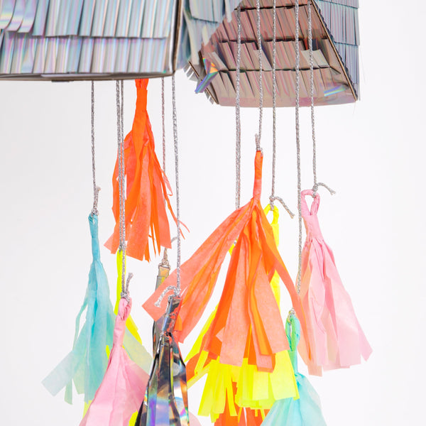 Silver Star Party Piñata Image3